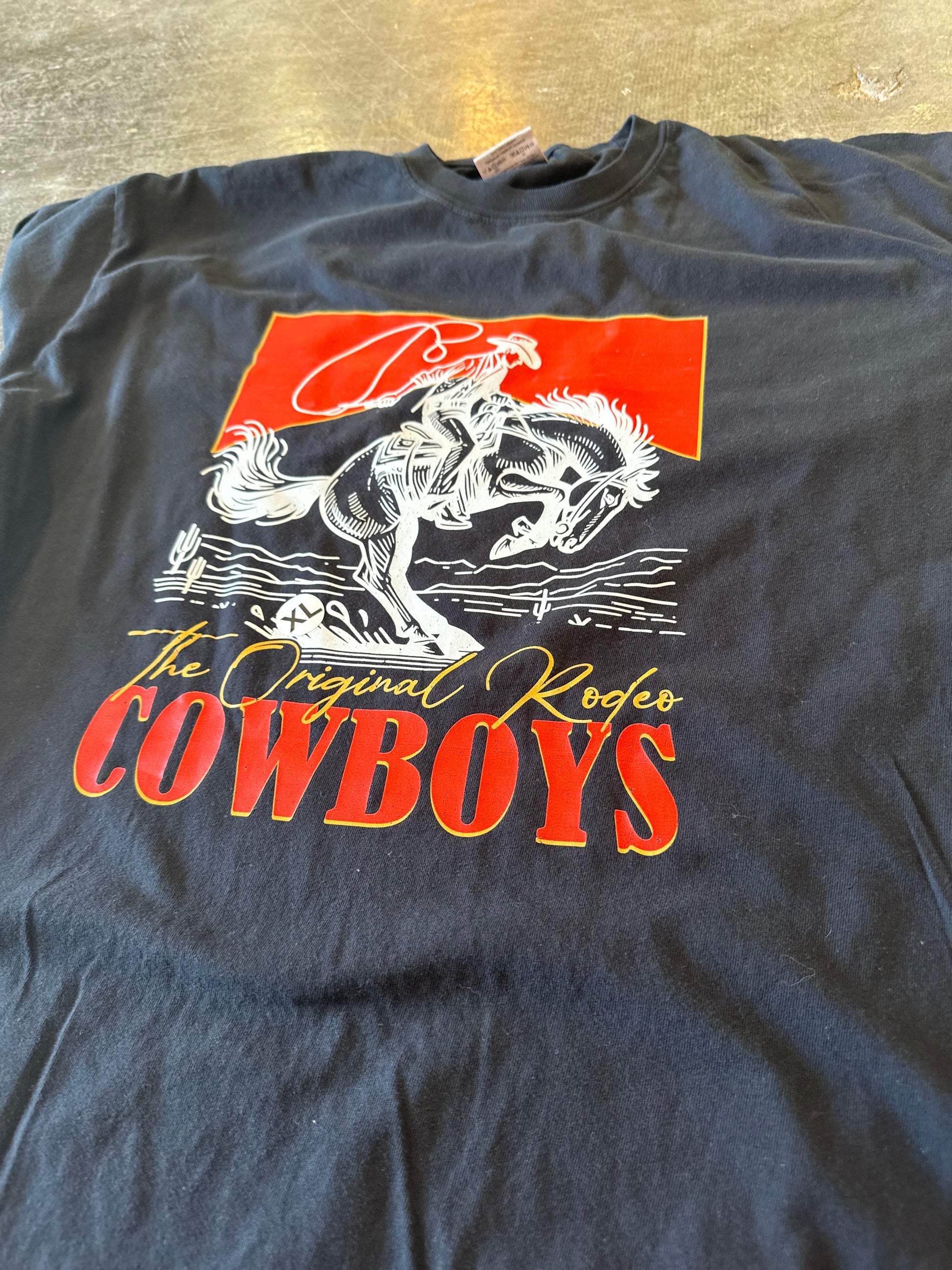 The original rodeo cowboys tee