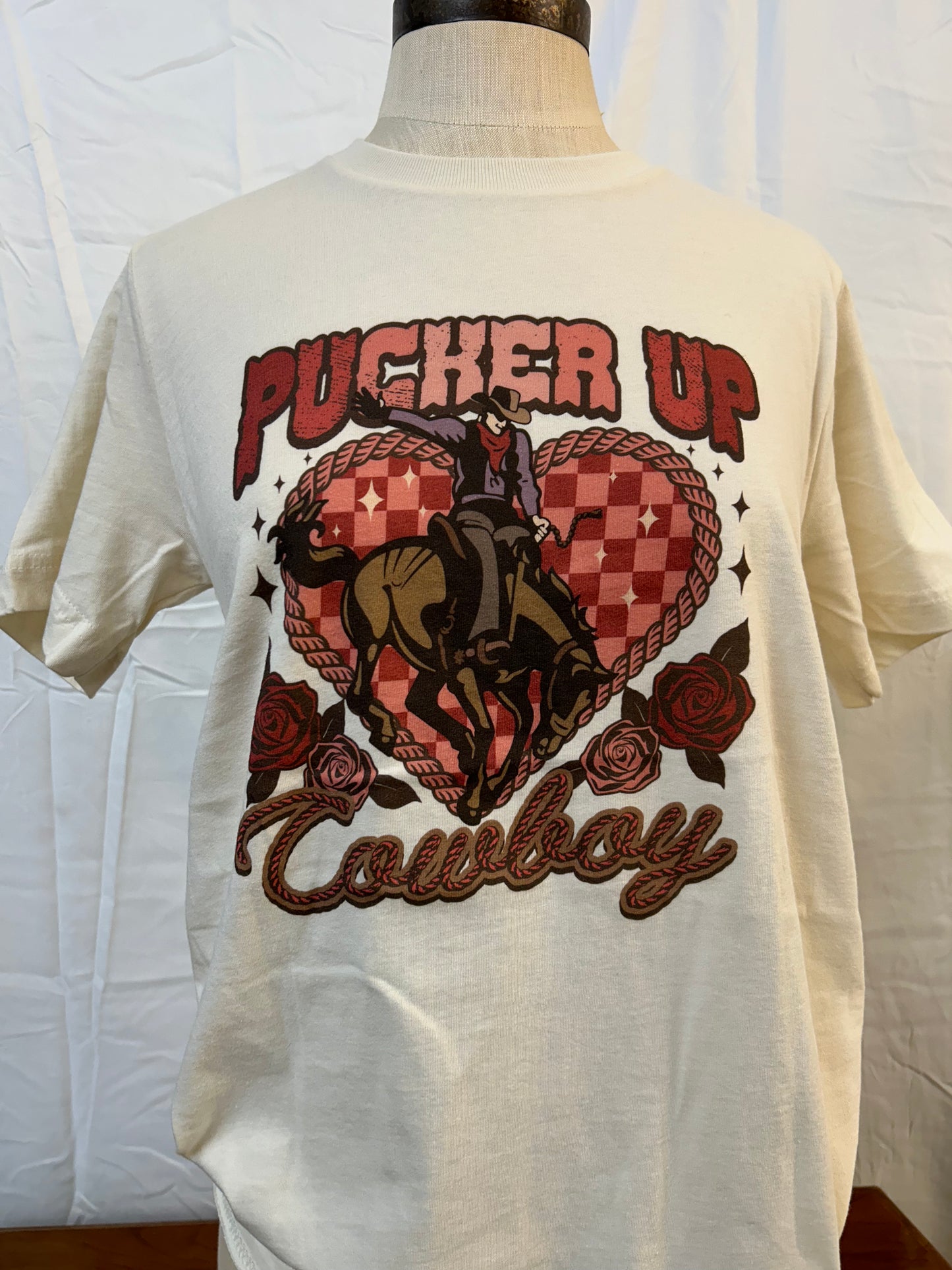 Pucker Up Cowboy Tee