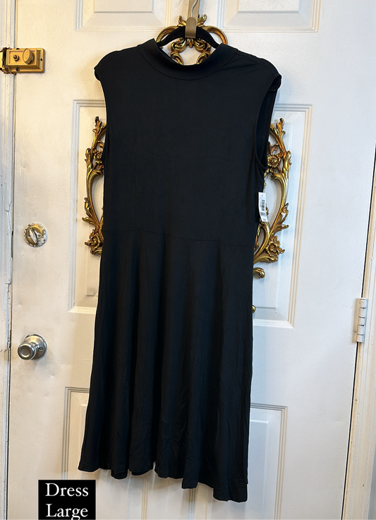 DIP sleeveless dress black large