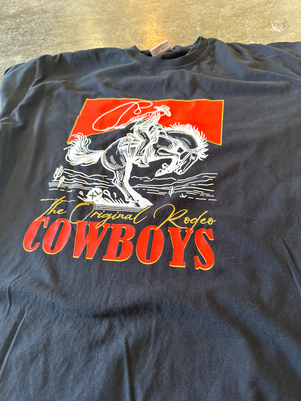 The original rodeo cowboys tee