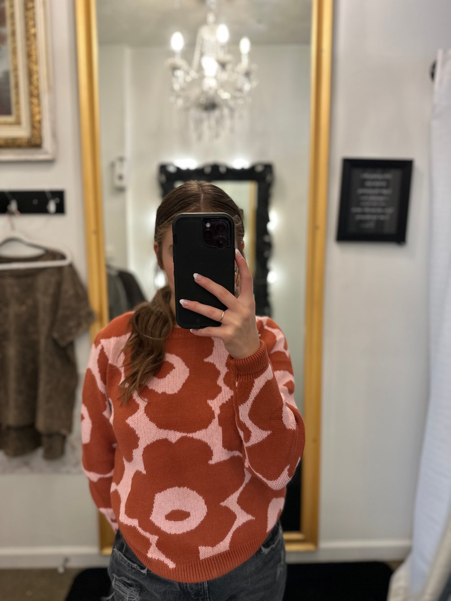 Floral Super Soft Sweater