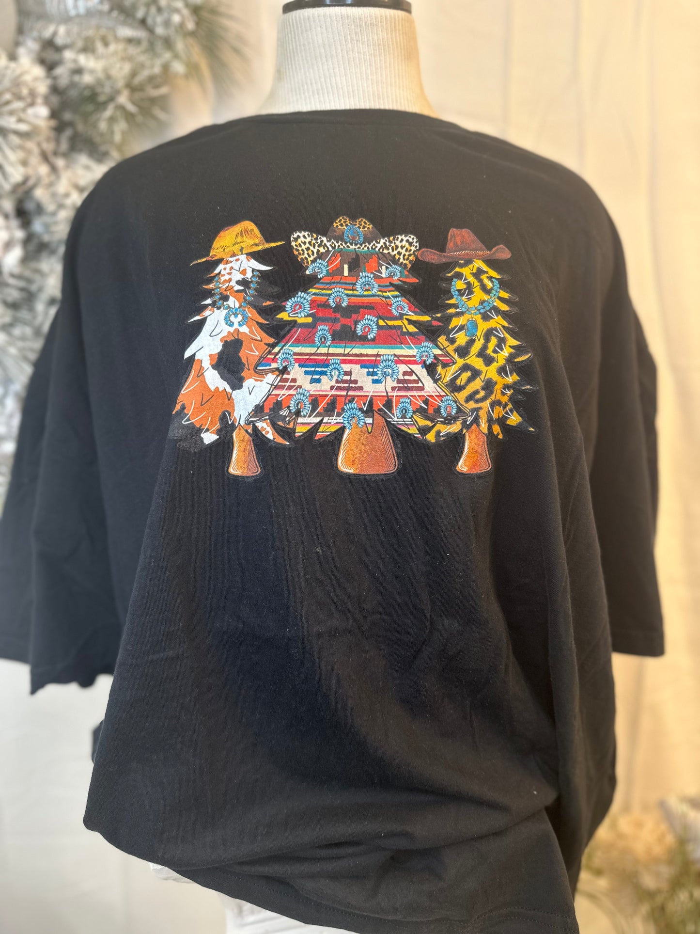 Western Christmas Tree Tee