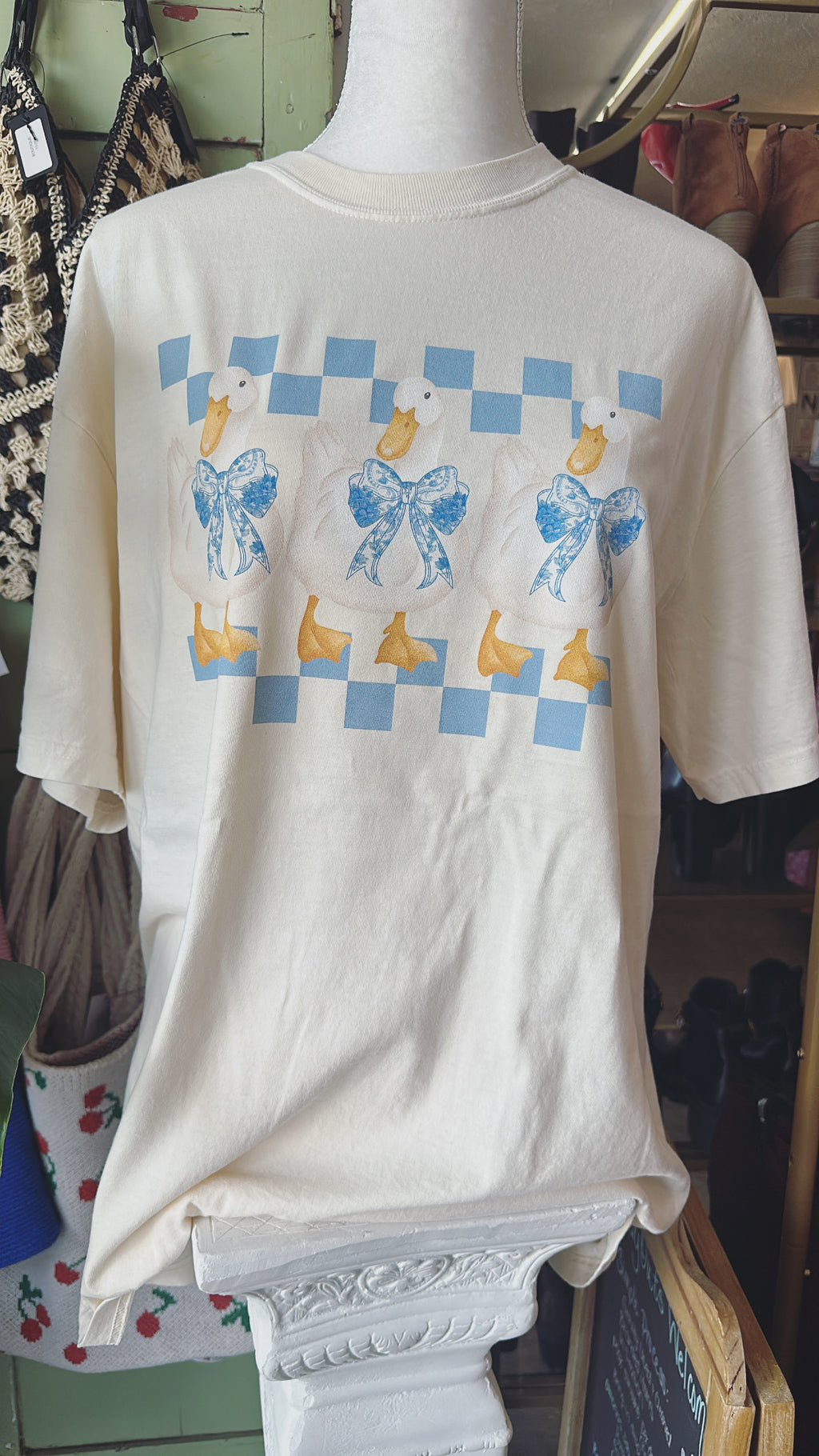 Duck with bows shirt