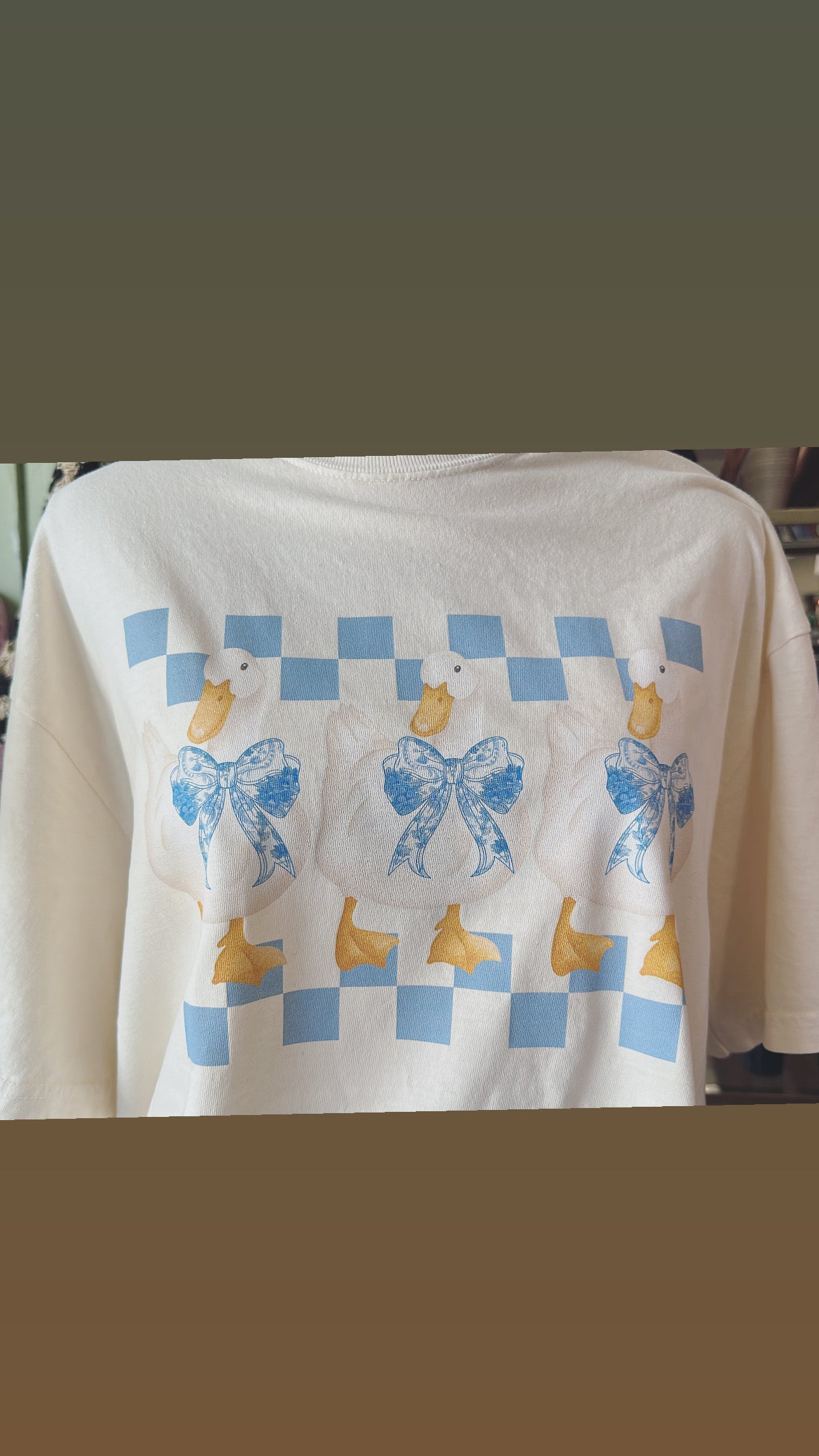 Duck with bows shirt