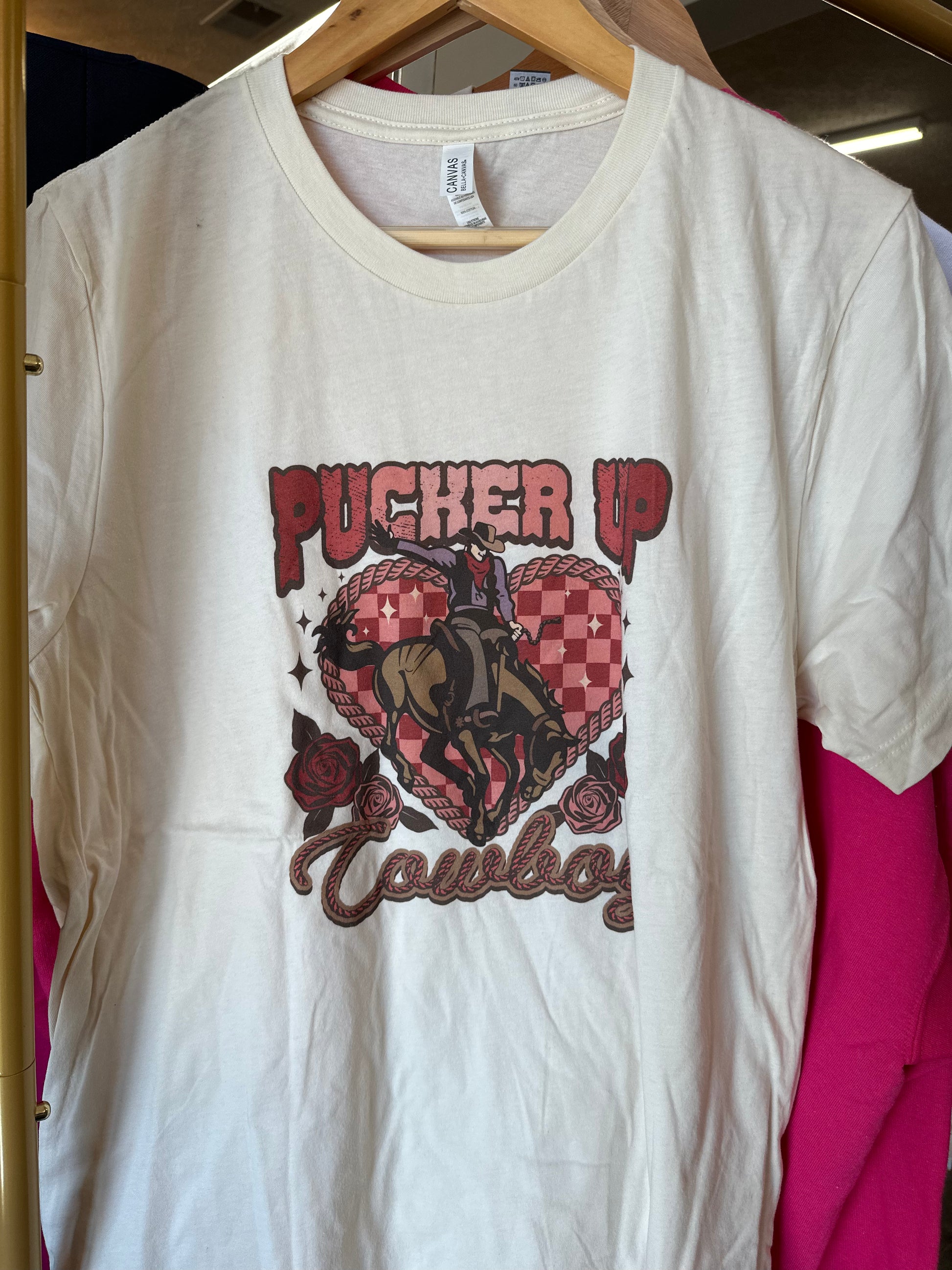 Pucker up cowboy tee