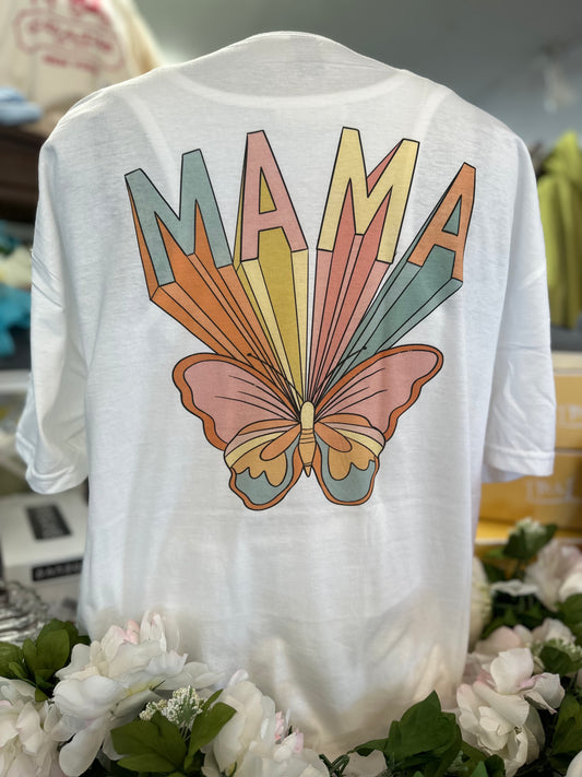Mama Butterfly Tee